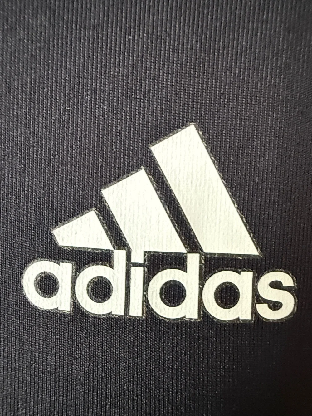 adidas Black Performance ClimaLite Tee with Small White Logo